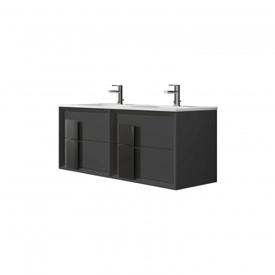 Lucena Bath 48" Grey Cristal Vanity