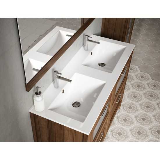 Lucena Bath 48" Grey Cristal Vanity