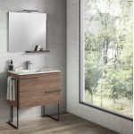 Lucena Bath 24" Terra Scala Vanity with Legs and Towel Bar