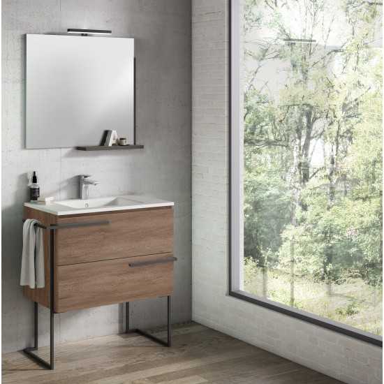 Lucena Bath 24" Terra Scala Vanity with Legs and Towel Bar