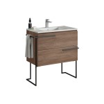 Lucena Bath 32" Terra Scala Vanity with Legs and Towel Bar