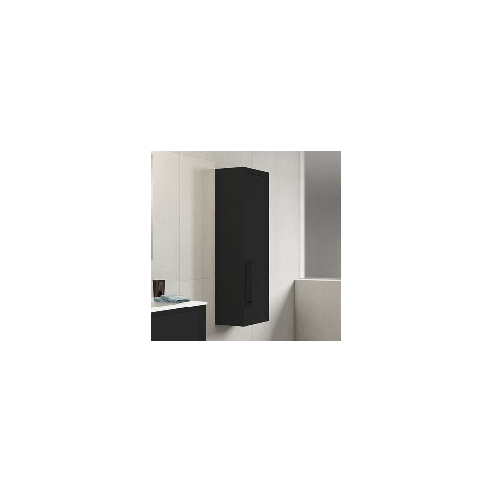 Lucena Bath Black Decor Cristal Tall Unit