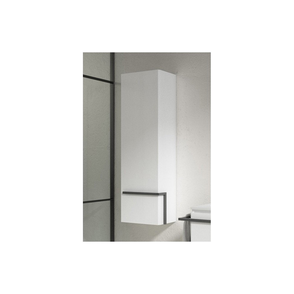 Lucena Bath White Scala tall Unit With Left Side Door