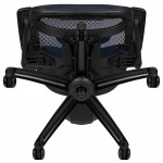 Ergonomic Mesh Office Chair with 2-to-1 Synchro-Tilt, Adjustable Headrest, Lumbar Support, and Adjustable Pivot Arms in Blue