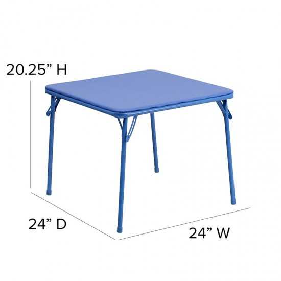 Kids Blue Folding Table