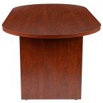 6 Foot (72 inch) Oval Conference Table in Cherry