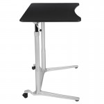 Sit-Down, Stand-Up Black Computer Ergonomic Desk with 37.375"W Top (Adjustable Range 29" - 40.75")