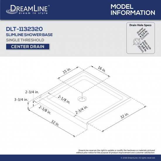 Flex 32 in. D x 32 in. W x 76 3/4 in. H Semi-Frameless Shower Door in Brushed Nickel with White Base and Backwalls