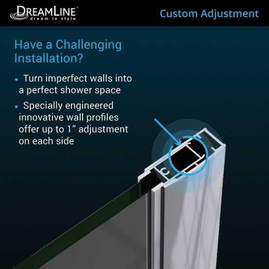 Elegance 44 1/4 - 46 1/4 in. W x 72 in. H Frameless Pivot Shower Door in Oil Rubbed Bronze
