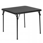 Kids Black 3 Piece Folding Table and Chair Set