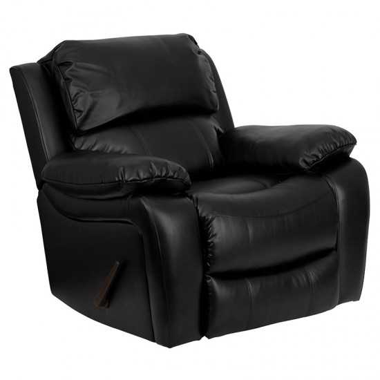 Black LeatherSoft Rocker Recliner