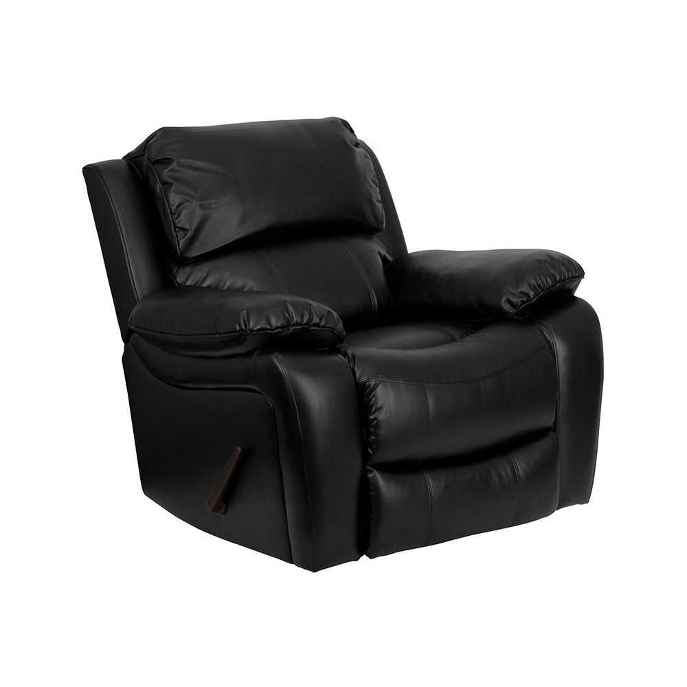 Black LeatherSoft Rocker Recliner