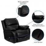 Black LeatherSoft Rocker Recliner