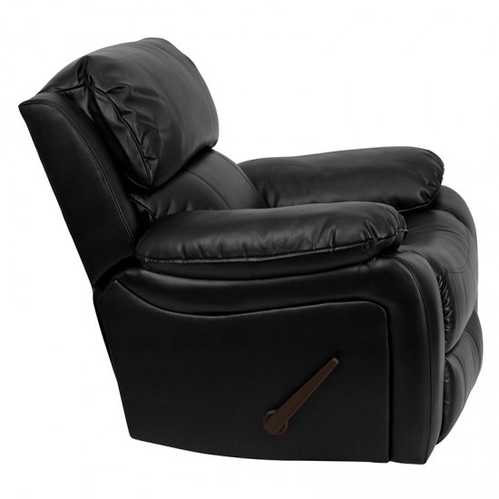 Black LeatherSoft Rocker Recliner