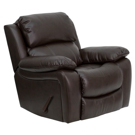 Brown LeatherSoft Rocker Recliner