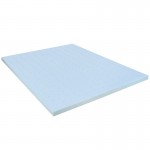 Capri Comfortable Sleep 3 inch Cool Gel Memory Foam Mattress Topper - Queen