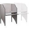 Starter Study Carrel in Nebula Grey Finish