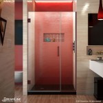 Unidoor Plus 37-37 1/2 in. W x 72 in. H Frameless Hinged Shower Door in Oil Rubbed Bronze