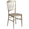 Gold Resin Stacking Napoleon Chair