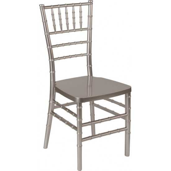 HERCULES PREMIUM Series Pewter Resin Stacking Chiavari Chair