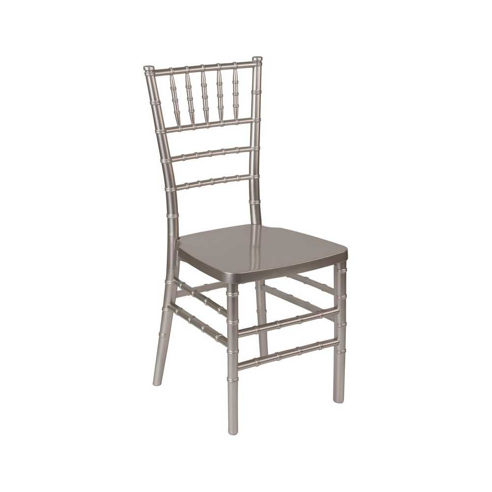 HERCULES PREMIUM Series Pewter Resin Stacking Chiavari Chair