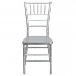 HERCULES PREMIUM Series Silver Resin Stacking Chiavari Chair