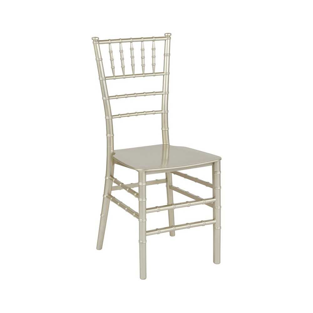 Champagne Resin Stacking Chiavari Chair