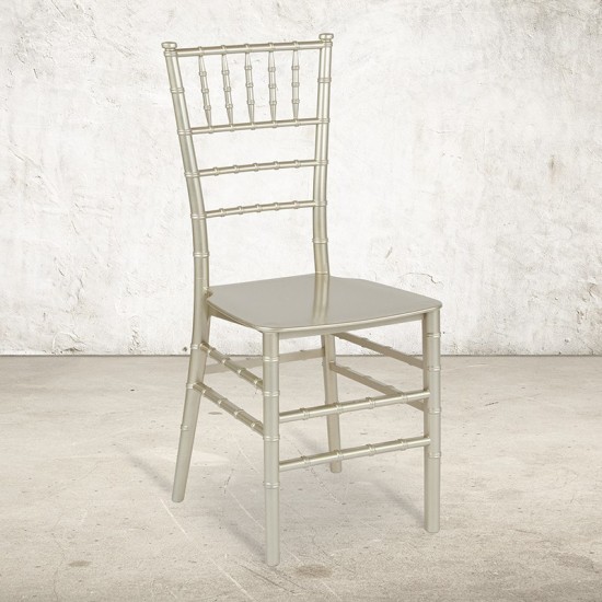 Champagne Resin Stacking Chiavari Chair