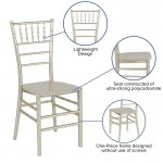 Champagne Resin Stacking Chiavari Chair