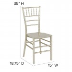 Champagne Resin Stacking Chiavari Chair