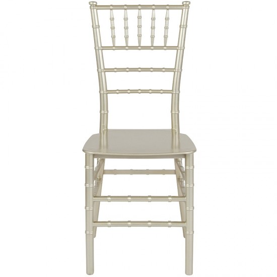 Champagne Resin Stacking Chiavari Chair