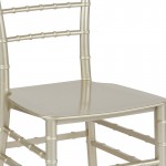 Champagne Resin Stacking Chiavari Chair