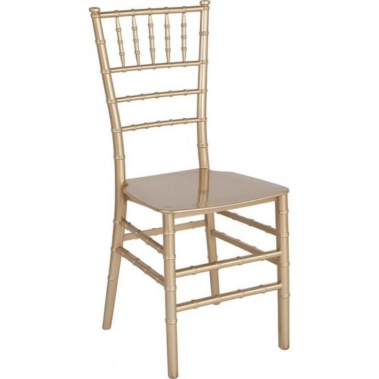 Gold Resin Stacking Chiavari Chair