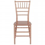 Rose Gold Resin Stacking Chiavari Chair