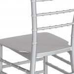 Silver Resin Stacking Chiavari Chair