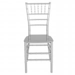 Silver Resin Stacking Chiavari Chair