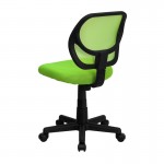 Low Back Green Mesh Swivel Task Office Chair