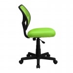 Low Back Green Mesh Swivel Task Office Chair