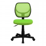 Low Back Green Mesh Swivel Task Office Chair