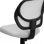 Low Back White Mesh Swivel Task Office Chair