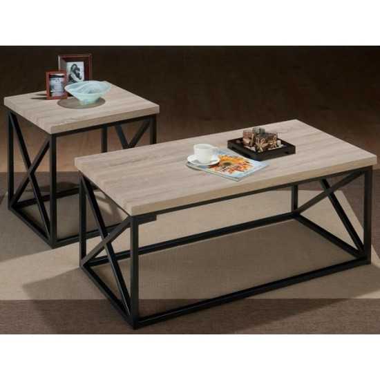 Orion Contemporary Coffee and End Tables (Set of 3)