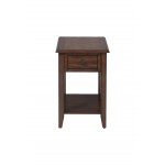 Medium Brown Chairside Table