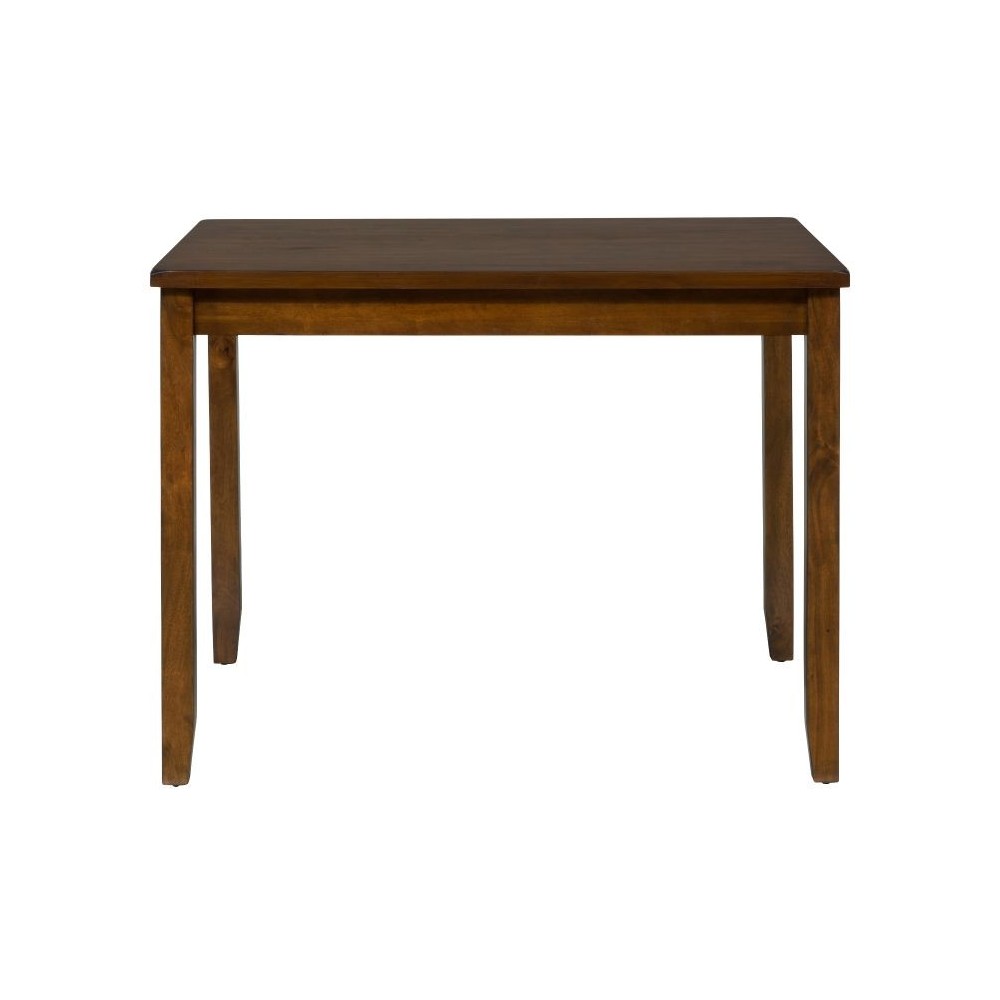 Plantation Counter Height Table and Four Stools- Warm Brown Plantation Counter Height Table and Four Stools- Warm Brown