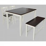 Asbury Park 4-Pack - Counter Table with 2 Stools and 1 Bench