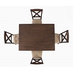 Walnut Creek 5 Pack - Dining Table with 4 Chairs
