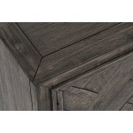 Gramercy Mid-Century Modern Chevron Two Door Accent Chest