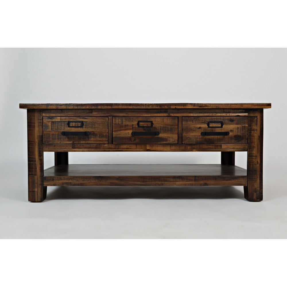 Cannon Valley Three Drawer Cocktail Table