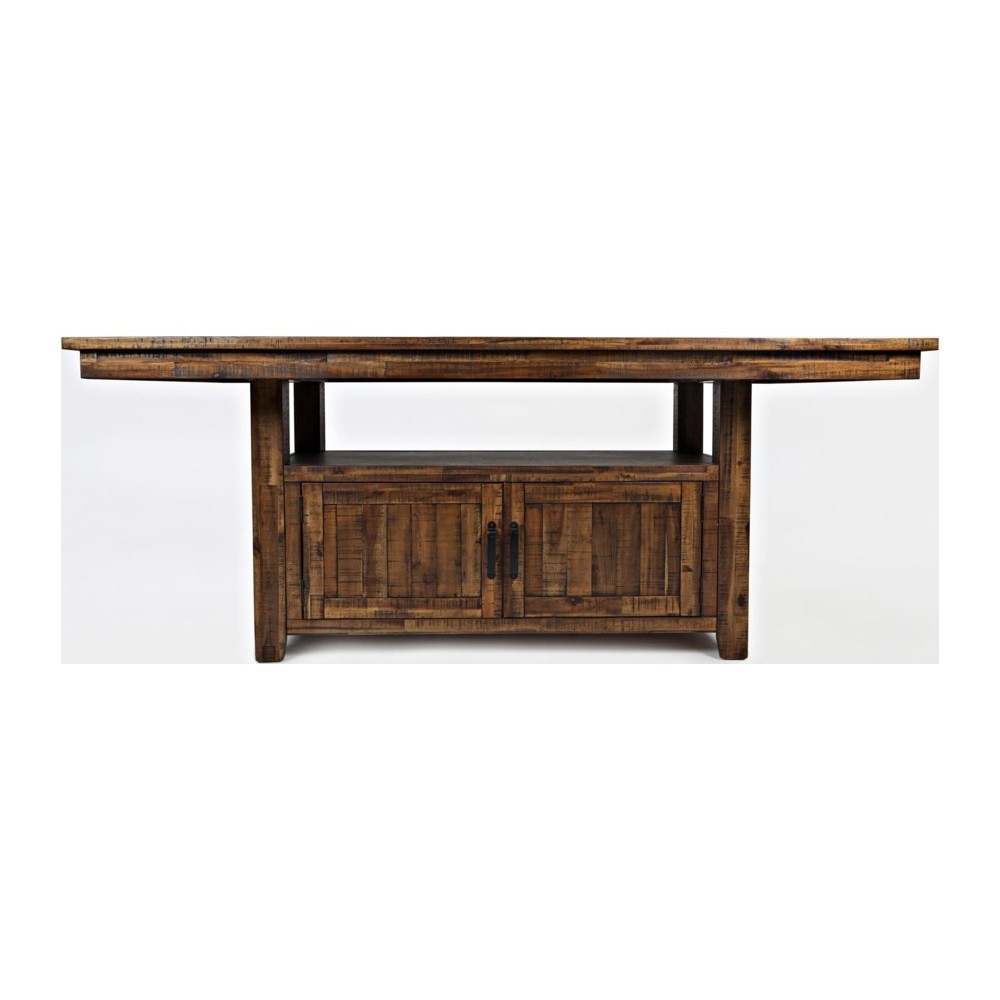 Cannon Valley 72" Distressed Dining Table with Storage Base Cannon Valley 72" Distressed Dining Table with Storage Base