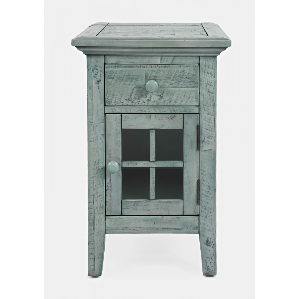 Rustic Shores USB Charging Chairside Table Rustic Shores USB Charging Chairside Table