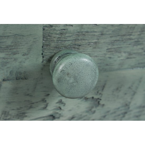 Rustic Shores USB Charging Chairside Table